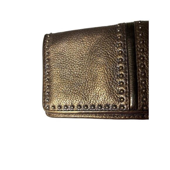 Brighton Pretty Tough Collection Wallet Leather‎ Studded Organizer Checkbook - Picture 2 of 10